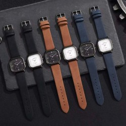 Fashion Square Minimalist Men's Quartz Watch